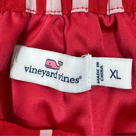 Vineyard Vines Girls Gingham Check Silk Blend Taffeta Skirt Red White XL - Picture 10 of 13